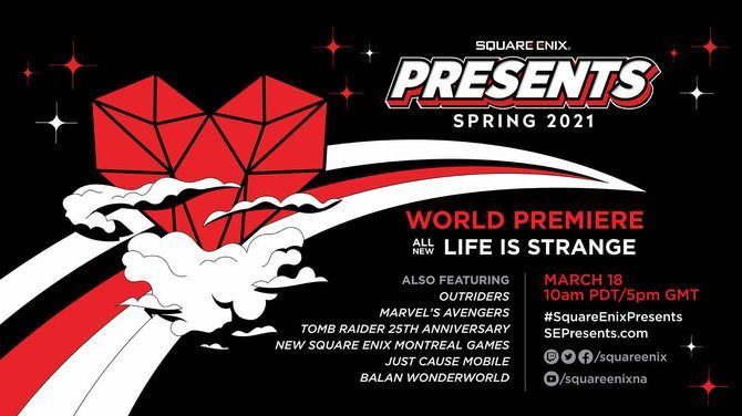 スクエニゲーム情報オンラインイベント「Square Enix Presents」3月18日開催!