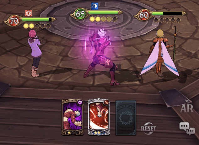 コインバンのスキル選択画面