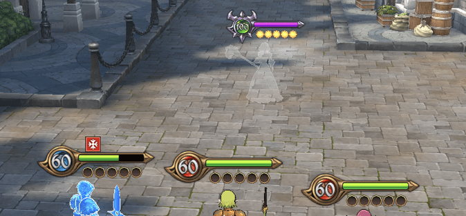 戦闘画面の属性表示画像