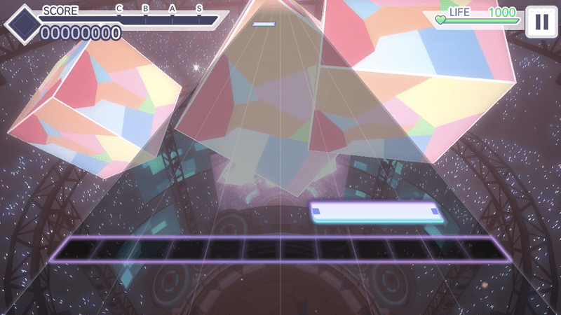 難易度イージーのノーツ幅画像