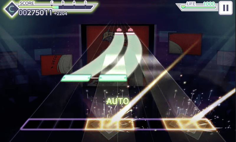 サビは長押し+フリックでミス多発