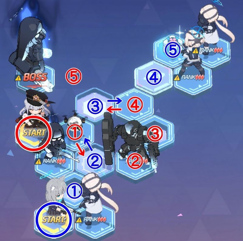 Hard 21-2 攻略イメージ