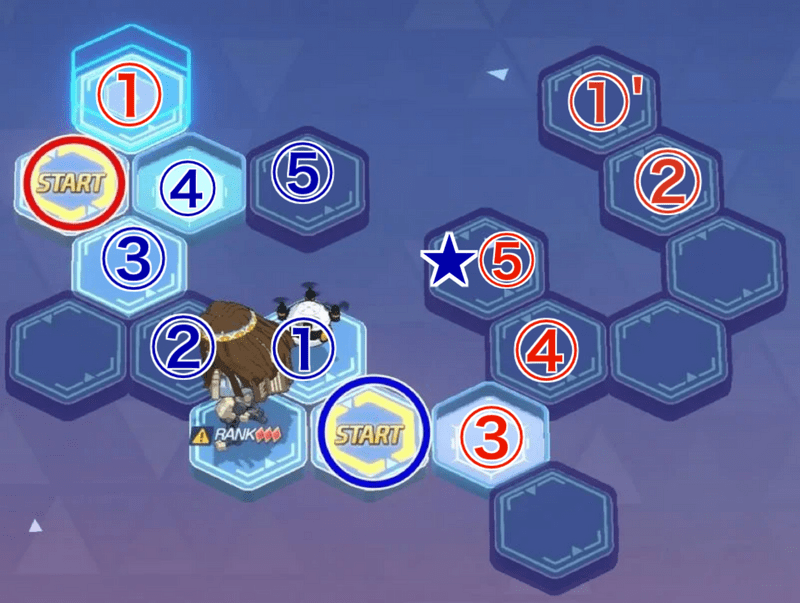 Hard 22-1 エリア図