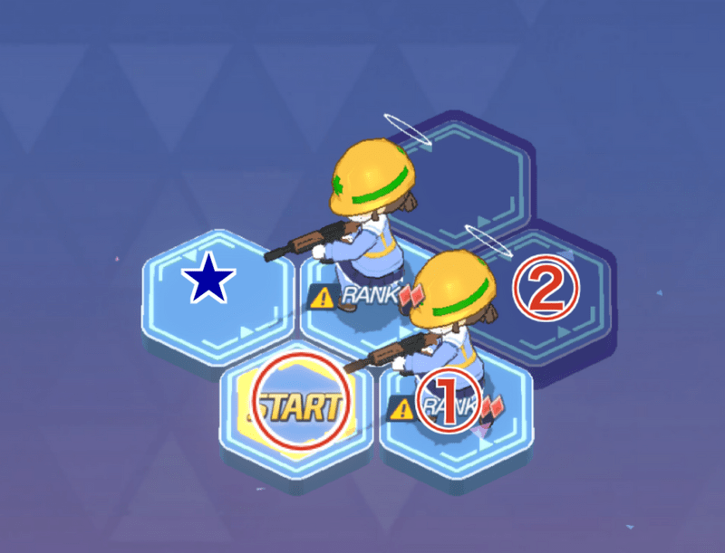 Hard 1-3 攻略イメージ