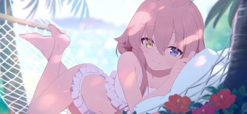 水着ホシノのメモリアルロビー画像