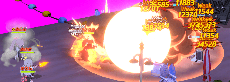 臨戦ホシノの範囲攻撃