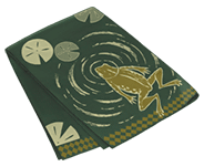 カエルの手拭い