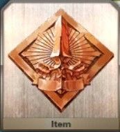 銅のセイバーバッチ