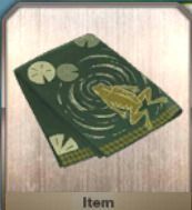 カエルの手拭い