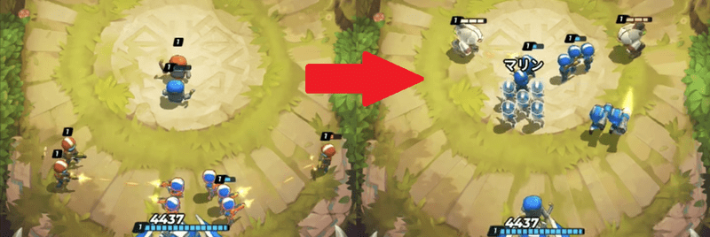 カウンター攻撃時の画像