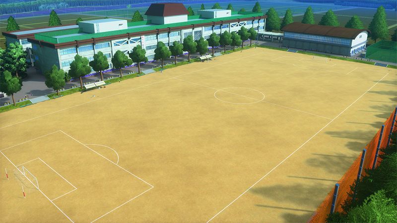 ふらの中学校グラウンド「昼」