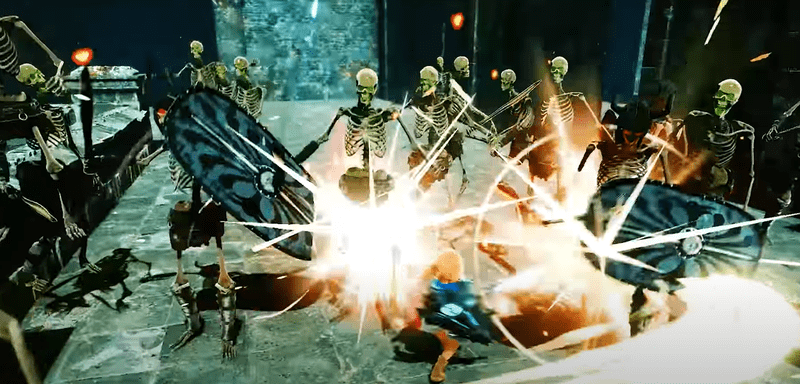 ダンジョンのバトル