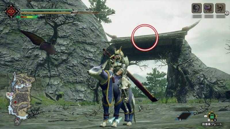 モンハンライズ ハクメンコンモウの出現場所 どこにいるか 撮影方法など モンハンライズ攻略wiki Gamerch