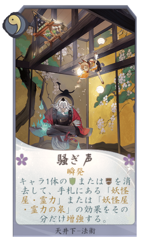 騒ぎ声のカード画像