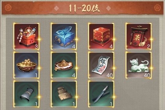 関所順位戦11-20位