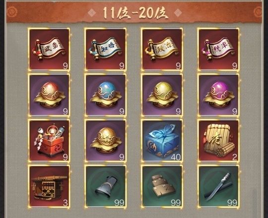 全20サーバー勢力順位戦個人11-20位