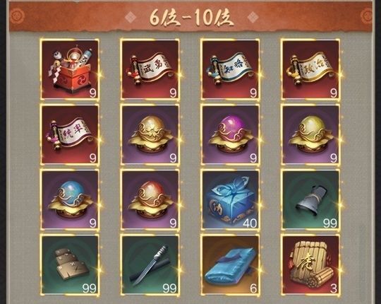 全10サーバー勢力順位戦個人6-10位