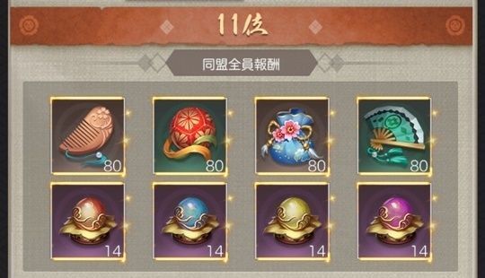 全サーバ同盟奉行所順位戦11位