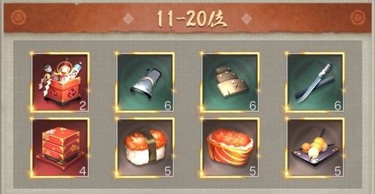 跡取順位戦11-20位