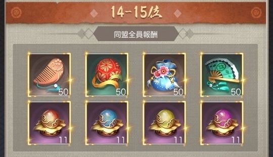 全サーバ同盟奉行所順位戦14-15位