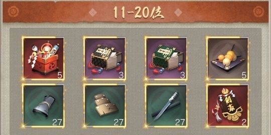 親密順位戦11-20位