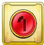 〇月レアガチャメダル１