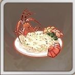 伊勢海老のガーリック蒸し