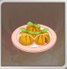 カボチャの茶巾絞り