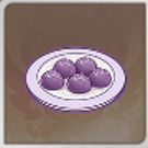 ムラサキイモ団子