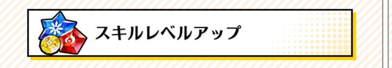 スキルレベルアップ