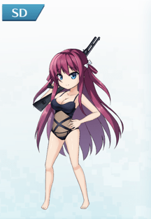 周防天音(南国マーメイド)のデフォルメ画像