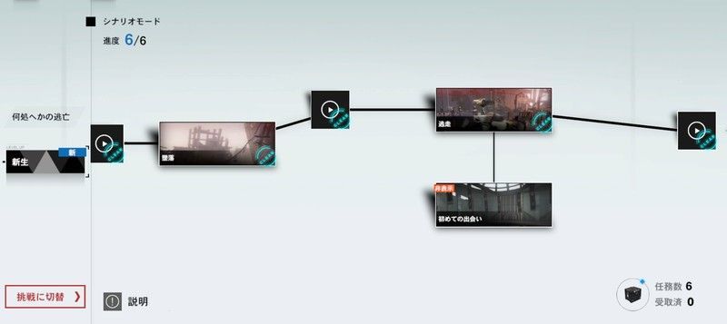 幕間には分岐する隠しルートが存在する