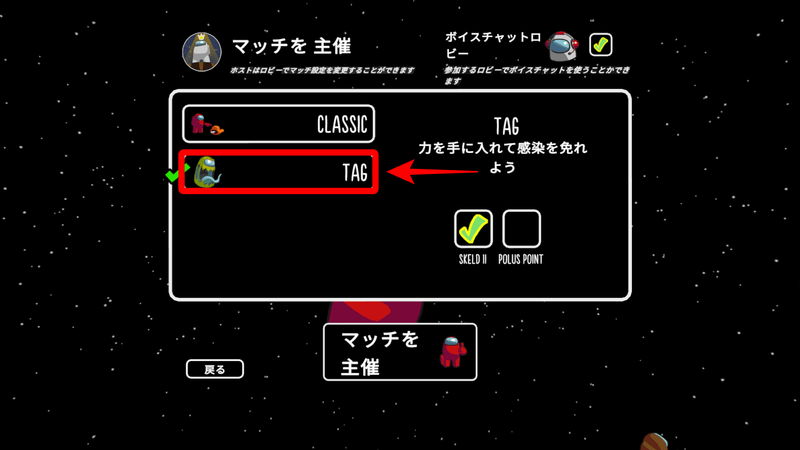 TAGマッチのやり方