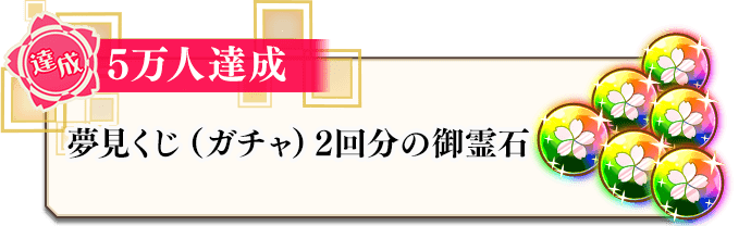 5万人達成