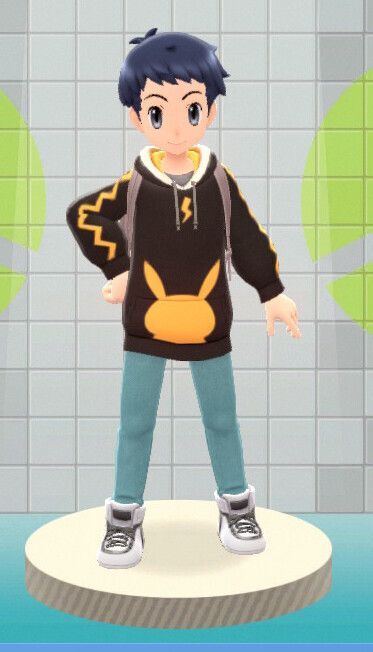 ピカチュウパーカースタイル(戦闘時)