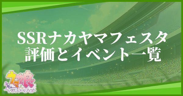 ナカヤマフェスタの評価とイベント