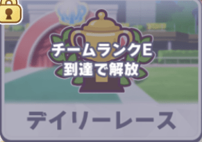 チームランクの画面