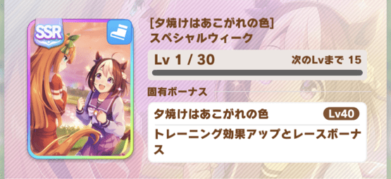 ［夕焼けはあこがれの色］スペシャルウィーク