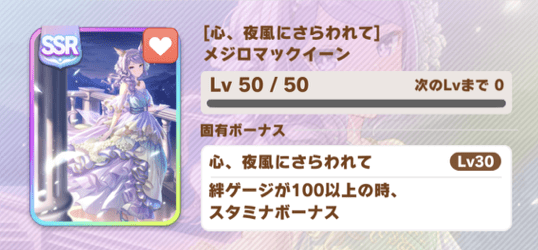 ［心、夜風にさらわれて］メジロマックイーン