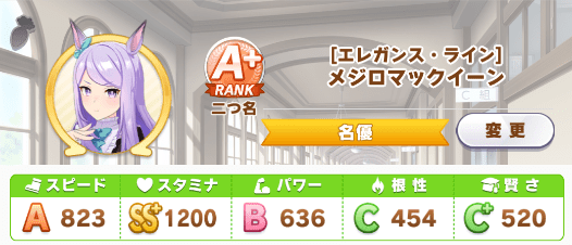 スタミナ育成例