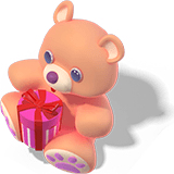 夢カワゲームズ_クマのぬいぐるみ