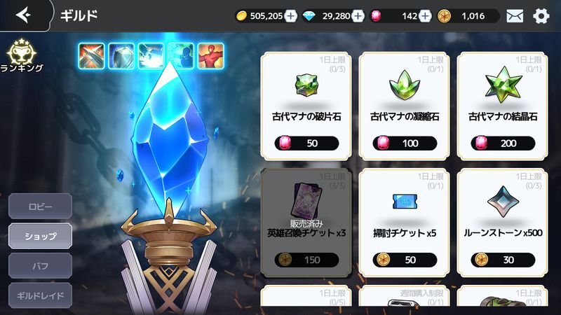 ギルドショップ