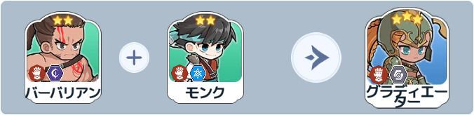 グラディエーター英雄合成式