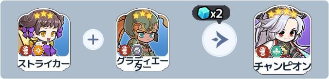 チャンピオン英雄合成式