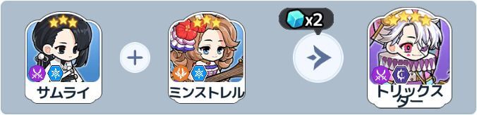 トリックスター英雄合成式