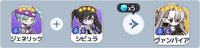 ヴァンパイア英雄合成式