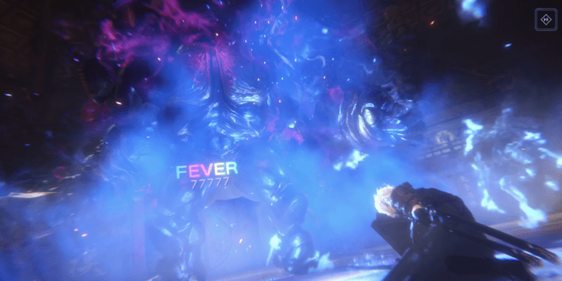 虹FEVERの77777ダメージ演出