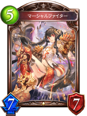 マーシャルファイターの進化後