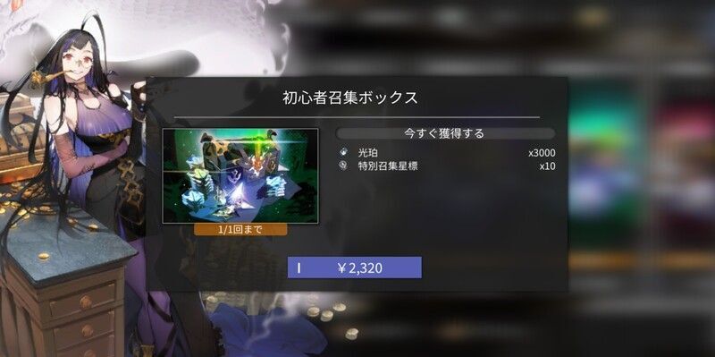課金アイテムを購入