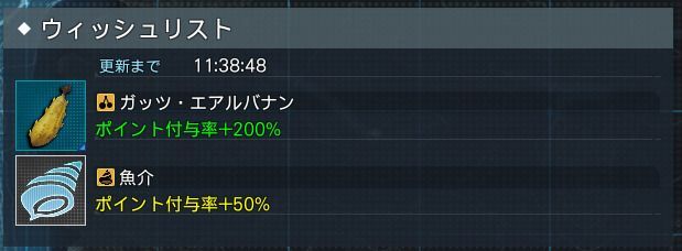 ウィッシュリスト